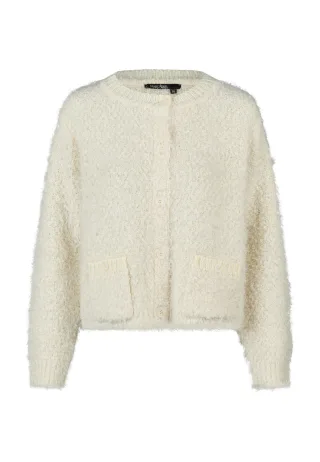 Marc Aurel - Strickjacke aus fancy Fransengarn - Gr. - 36