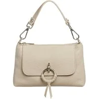 Caspar Umhängetasche Elegante Leder Umhängetasche Damen Clutch No.851, leicht, elegant & unempfindlich - 100% Echtleder - Handmade in Italy