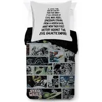 Star Wars Kinderbettwäsche Star Wars Classic Comic, Linon, 2 teilig, 100% Baumwolle