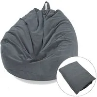 Agger Sitzsack Sitzsackstuhl für Kinder und Erwachsene, nur Bezug (Keine Füllung), für Sofa-Stofftiere