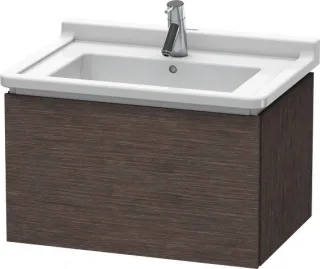 Duravit L-Cube Waschtischunterbau wandhängend Eiche dunkel gebürstet Matt 670x469x408 mm - LC6164072 LC616407272