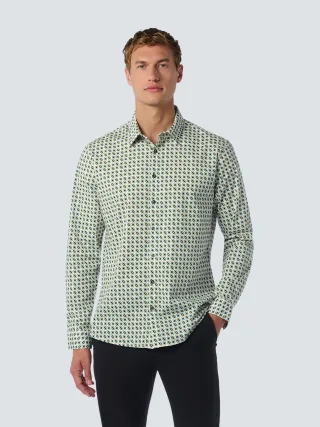No Excess - Shirt Stretch Allover Printed cloud - Gr. - XXL