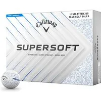 Callaway Golfball Callaway Supersoft Golfball (1 Dutzend) 12 Stück Splatter Blau