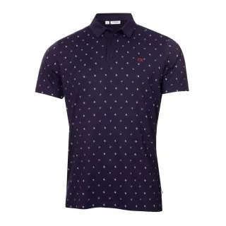 Calvin Klein - Poloshirt für Herren, Hochleistungsmaterial, Emblem (Abendblau)