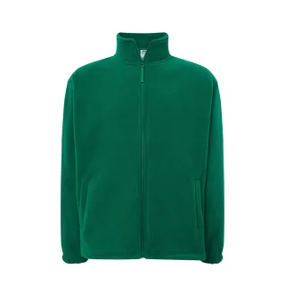 JHK - Fleecejacke Durchgehender Reißverschluss für Herren (Irisches Grün)