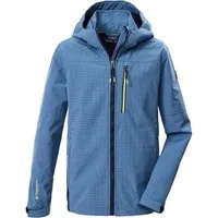 Killtec Softshelljacke KOS 143 BYS SFTSHLL JCKT Winddichte, wasserabweisende Softshelljacke mit Karomuster