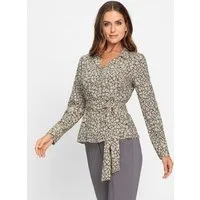 heine Klassische Bluse Druckbluse Langarm