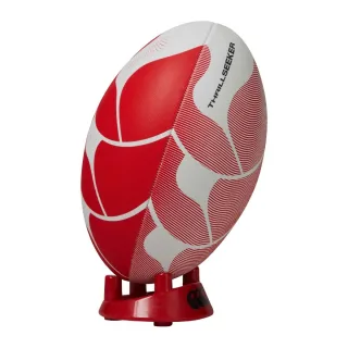 Canterbury - "Thrillseeker" Rugby-Ball (Weiß/Rot)