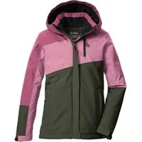 Killtec Funktionsjacke KOW 218 GRLS JCKT Winddichte, wasserdichte Kinderjacke mit verstellbarer Kapuze