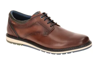 Pikolinos M8J-4331C1 cuero BERNA Herrenschuhe braun bequeme Schn?r Halbschuhe
