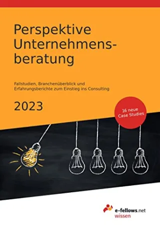 Perspektive Unternehmensberatung 2023: Case Studies Branchenüberblick und Erfahrungsberichte zum Einstieg ins Consulting (e-fellows.net-Wissen)