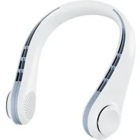 FELIXLEO Handventilator Nackenventilator 3600mAh USB Leise 3 Stufen Reisen Sport