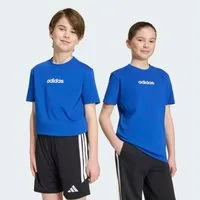 adidas Sportswear T-Shirt J LIN TEE 160 für Kinder, mit Rundhalsausschnitt, ohne Verschluss, aus Baumwolle
