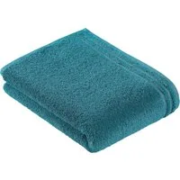 Vossen Badetuch Calypso Feeling, Walkfrottee (1-St), mit schmaler Bordüre aus 100% Baumwolle, Vegan, einfarbig