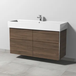 Sanipa 3way Waschtischunterbau zu Duravit Vero Air Waschtisch mit 4 Auszügen, Eiche-Arizona BR43680