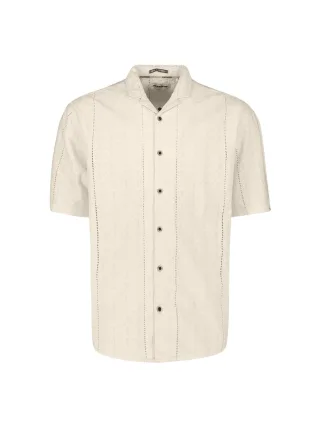 No Excess - Shirt Short Sleeve Jacquard Stripe - Gr. - M