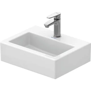 Duravit Vero Med Möbel-Handwaschbecken 0704450041 45x35cm, mit Hahnloch, ohne Überlauf, mit Hahnlochbank, weiß