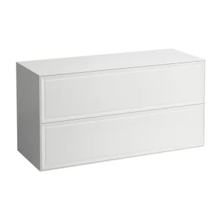 LAUFEN Sideboard TheNewClassic 457x1177x600, o. Aus 2 Schubl Push/Pull weiss lack, H4060260856311 H4060260856311