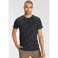 AJC T-Shirt Kurzarm, Regular Fit, meliert, Rundhalsausschnitt