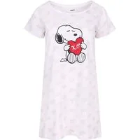 Snoopy T-Shirt The Peanuts Snoopy – Lazy Damen T-Shirt Oberteil Frauen Top Weiß