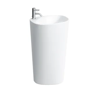 LAUFEN Waschtisch Palomba Collection 525x435, 1 Hahnloch mittig, ohne Überlauf, weiß, 8118040001041 H8118040001041