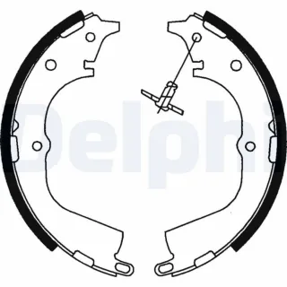 Delphi Bremsbacken hinten Toyota Hiace Hilux VW Taro