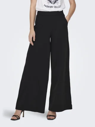 JDY - JDYTANJA LIFE WIDE FLOWY PANT JRS NOOS Black - Gr. - XS/34