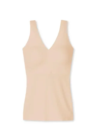 SCHIESSER - Top mit Pads sand - Gr. - 44