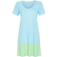 Ringella Nachthemd - Bigshirt mit breiter Blende in Kontrastfarbe 50% Baumwolle 50% Modal