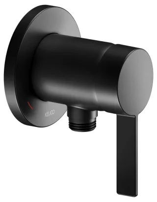 Keuco IXMO Pure Black Selection Brausearmatur Unterputz, m.Schlauchanschluss, rund, schwarz matt 59552379501