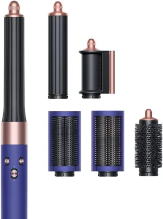 Dyson Airwrap Complete Long (Gifting Edition 2022) [inkl. 6 Aufsätze: Rundbürste 2x Glattbürste Lockenstab 30mm Lockenstab 40mm Trockenaufsatz + Aufbewahrungsbox] blue/blush