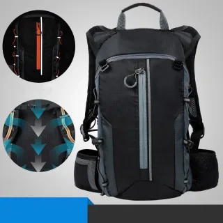 Outdoor Bicycle Backpack Hiking Rucksack Traveling Mountaineering Bag Unisex 10L Backpack Running Hydration Vest Bicycle