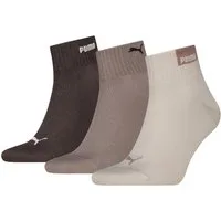 PUMA Kurzsocken PUMA UNISEX LOGO QUARTER (3-Paar)