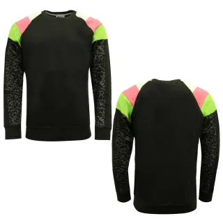 Reebok Womens RR Crew Neck Sweatshirt Jumper Jacke Schwarz S01460 A46A