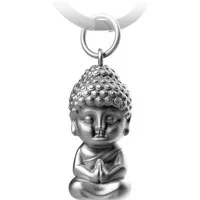 FABACH Schlüsselanhänger Buddha aus Metall - Karma Anhänger - Mini-Buddha Glücksbringer