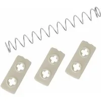 WESTMARK Entkerner Ersatzteilset für Kirschentkerner, 3 Abstreifplättchen, 1 Feder, PP, Stahl