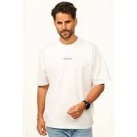 SOULSTAR T-Shirt im Oversize Fit - Herren Kurzarm Shirt mit Rundhals-Ausschnitt Basic Oberteil Crew-Neck kurzärmlig aus 100% Baumwolle für Männer