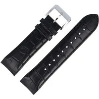 BOSS Uhrenarmband 24mm Leder Schwarz 659302495