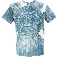 Guru-Shop T-Shirt Mirror Herren T-Shirt, Yoga Shirt - drittes.. Goa Style, Festival, alternative Bekleidung
