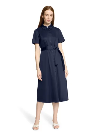 Betty & Co - Hemdblusenkleid Dunkelblau - Gr. - 44