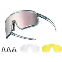 ROCKBROS Fahrradbrille Photochromatisch Sonnenbrille Outdoor MTB Rennrad Sportbrille, (1-St), für Damen und Herren Fahrradbrille
