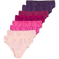 petite fleur Bikinislip (Packung, 8-St) mit Sternen-Print und unifarben