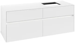 Villeroy & Boch Waschtischunterschrank Collaro C133B0 1400x548x500mm mit Beleuchtung White Matt C133B0MS