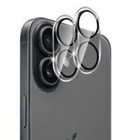 CLM-Tech Kameraschutzglas 2X für iPhone 17 6,1 Zoll, Linse Schutzglas 9H Glas - Folie kristallklar Panzerglas 2X Stück, 2 Stück, Kratzfest