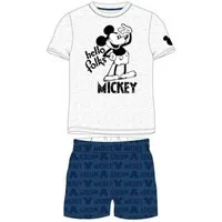 Disney Mickey Mouse Pyjama Mickey Mouse Pyjama "hello folks", Kurzes Obeteil & kurze Hose (Set, 2 tlg., Set bestehend aus Oberteil und Hose)
