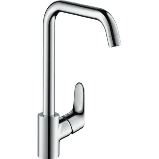 hansgrohe Küchenarmatur Focus M41 260 1 jet 31822000 Niederdruck, schwenkbarer Auslauf, chrom