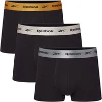 Reebok Trunk Hirst (3er Pack) ohne Eingriff, Metallic-Logobund