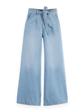 Scotch & Soda - The Wave Wide Leg Jeans blau - Gr. - 30