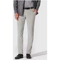 Hiltl Cordhose Tamo Cordhose Herren Slim Fit Casual Corduroy, hellgrau, 27 elastische Cord Chino aus Baumwolle, moderne Casual Hose