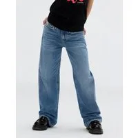 Calvin Klein Jeans Weite Jeans HR WIDE LEG AUTHENTIC BLUE DENIM für Kinder bis 16 Jahre, mit weitem Bein